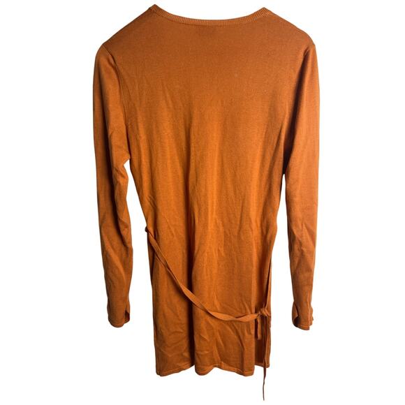 Vintage Maria Sartini Cashmere Orange Women's Size 42 Cardigan - Picture 3 of 7